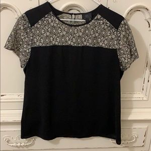 Banana Republic top with lace